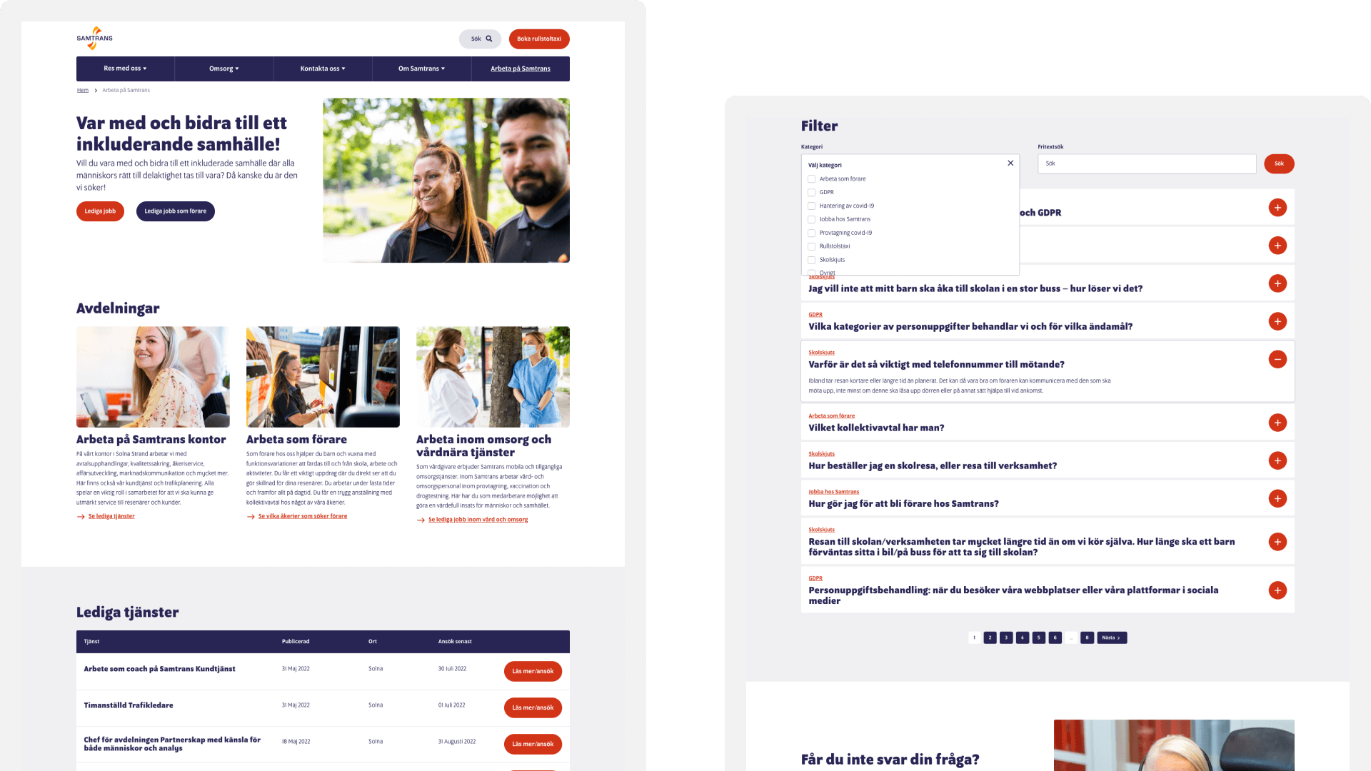 Uppdrag för Samtrans