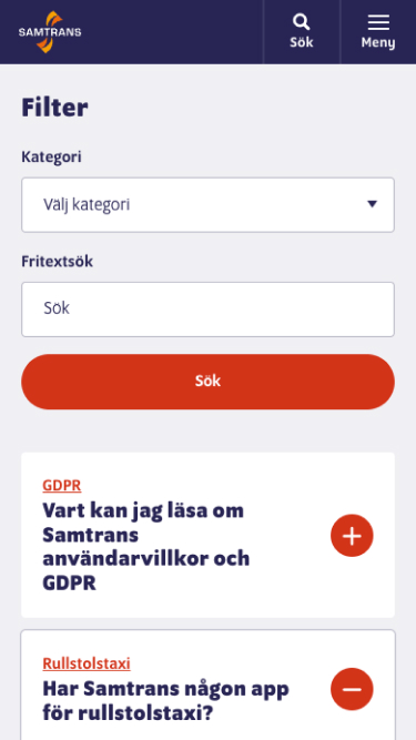 Uppdrag för Samtrans