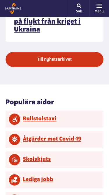 Uppdrag för Samtrans