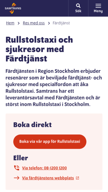 Uppdrag för Samtrans