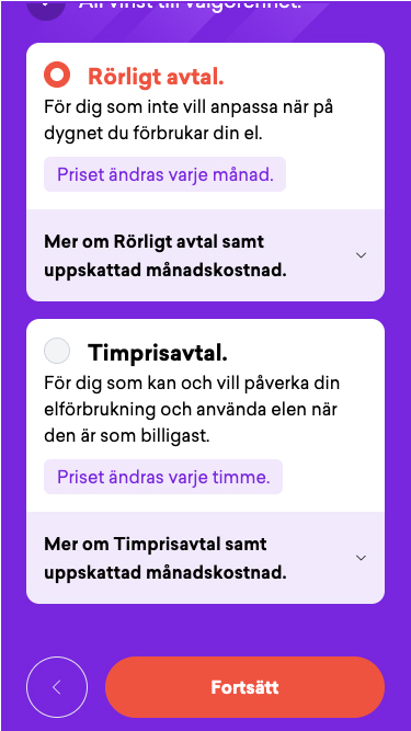 Uppdrag för GodEl signup